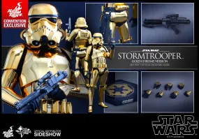 HOT TOYS - Star Wars - Stormtrooper Gold Chrome Ver 1:6 Action Doll MMS364