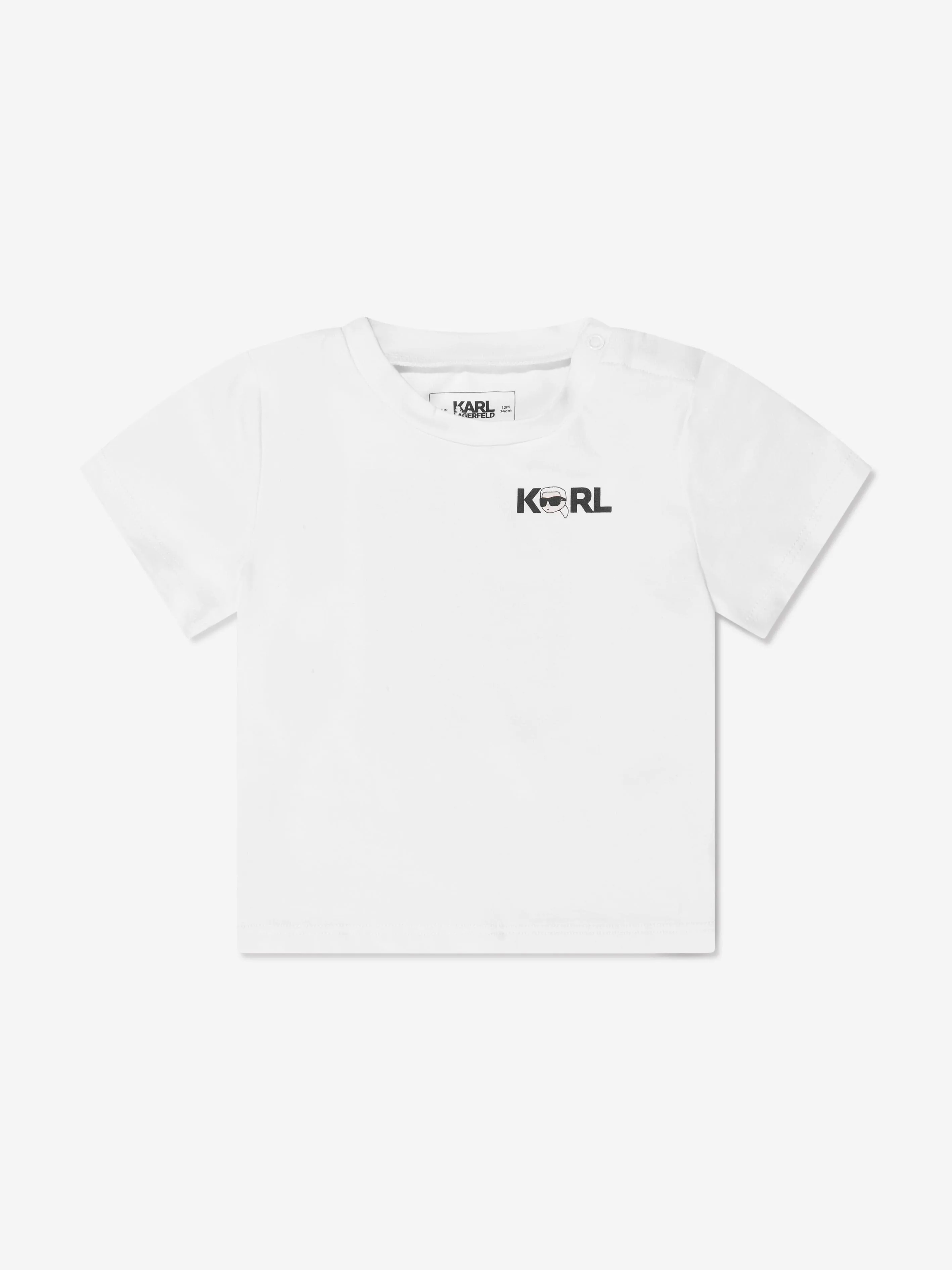 Karl Lagerfeld Baby Boys T-Shirt And Shorts Set in White