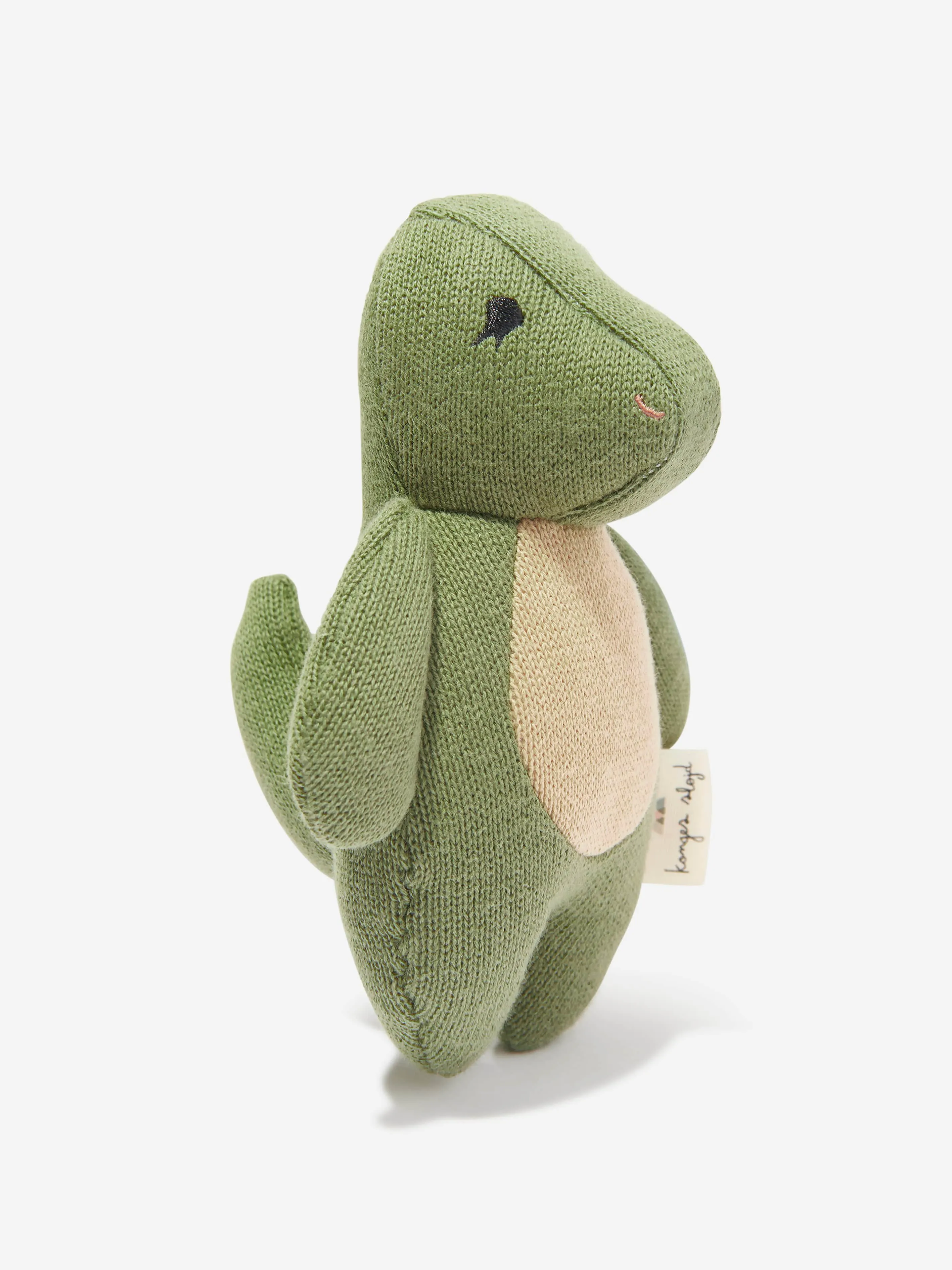 Konges Sløjd Kids Dino Soft Toy in Green