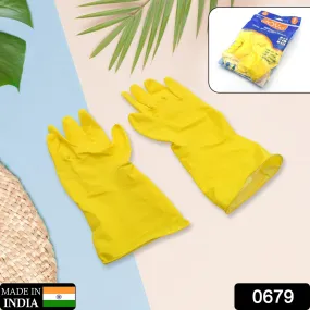 Latex Safety Rubber Gloves – Reusable for Cleaning, Gardening & Wet/Dry Use