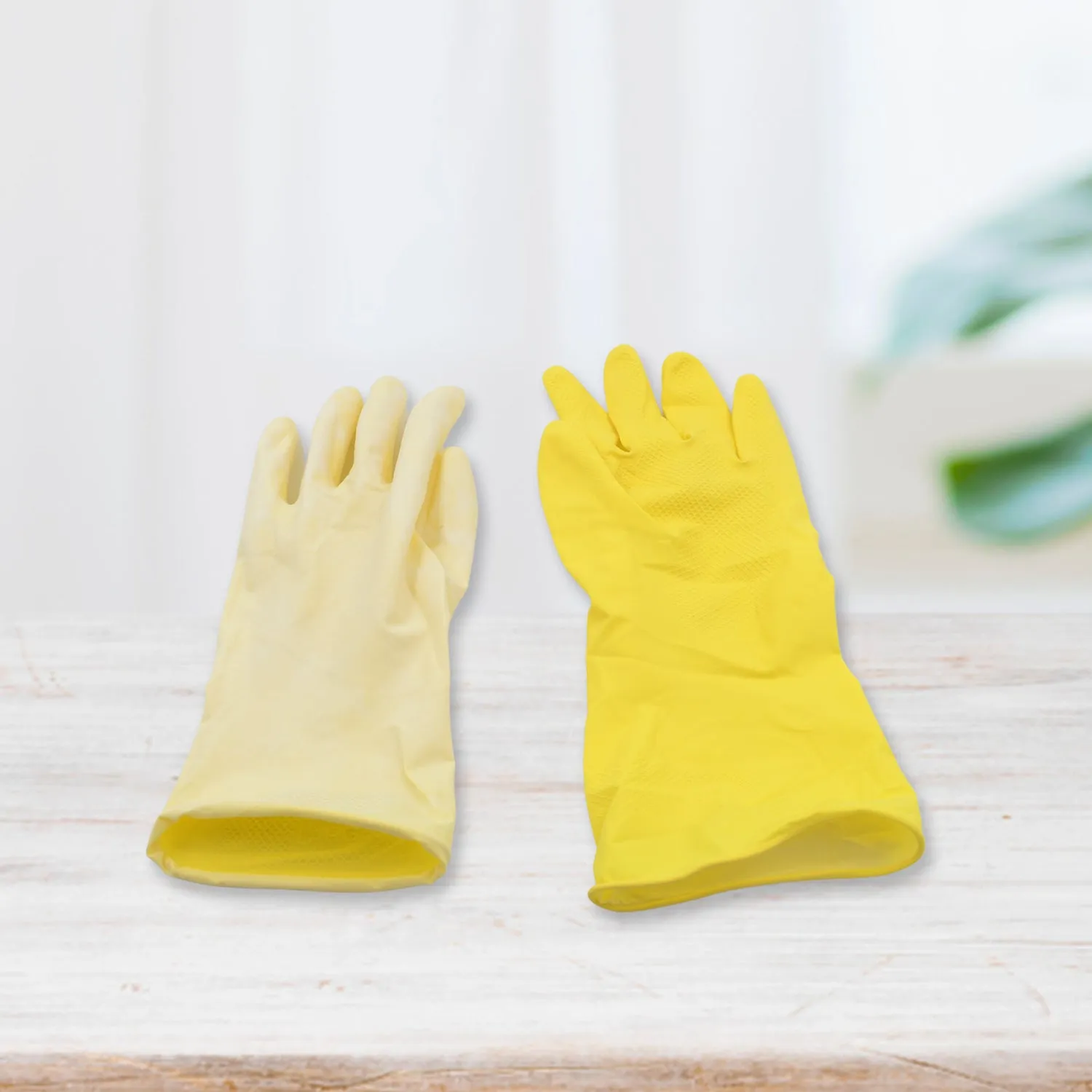 Latex Safety Rubber Gloves – Reusable for Cleaning, Gardening & Wet/Dry Use