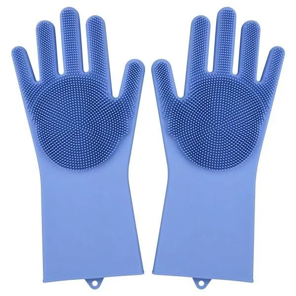 Magic Rubber Silicone Dish Washing Gloves