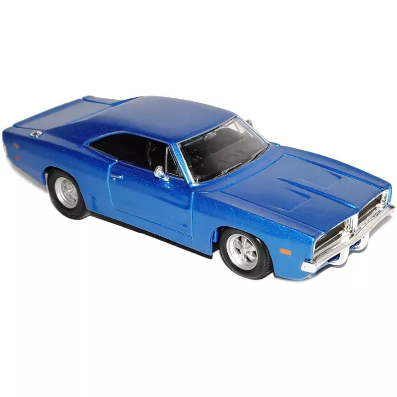 Maisto 1:25 Diecast 1969 Dodge Charger - Blue