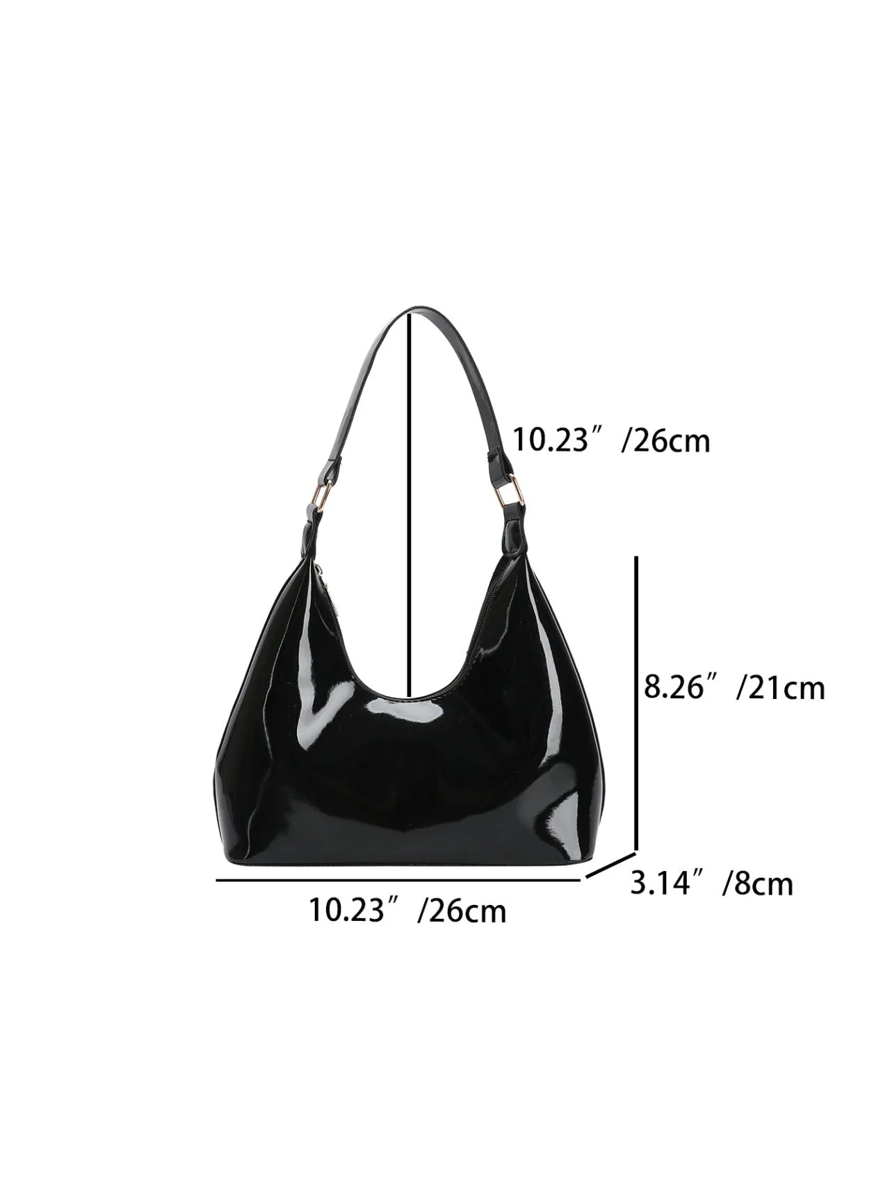 Metallic Glossy Women's Shoulder Bags