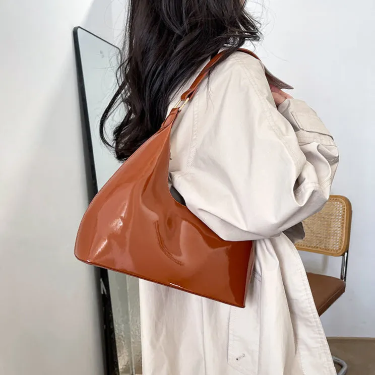 Metallic Glossy Women's Shoulder Bags