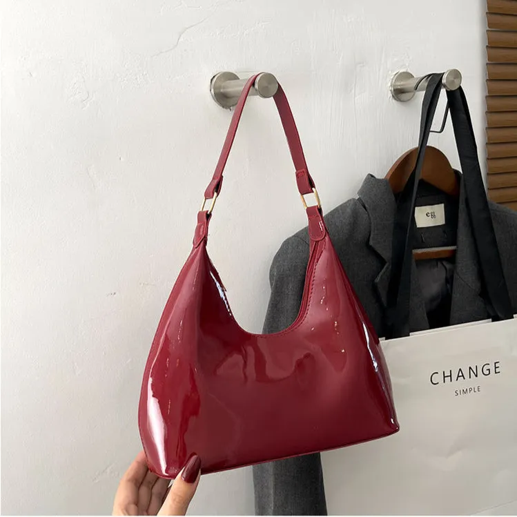 Metallic Glossy Women's Shoulder Bags
