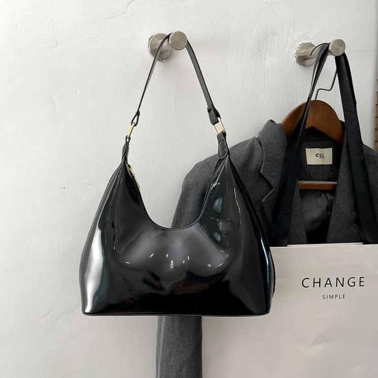 Metallic Glossy Women's Shoulder Bags