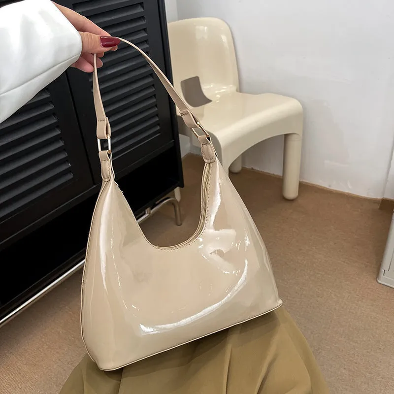 Metallic Glossy Women's Shoulder Bags