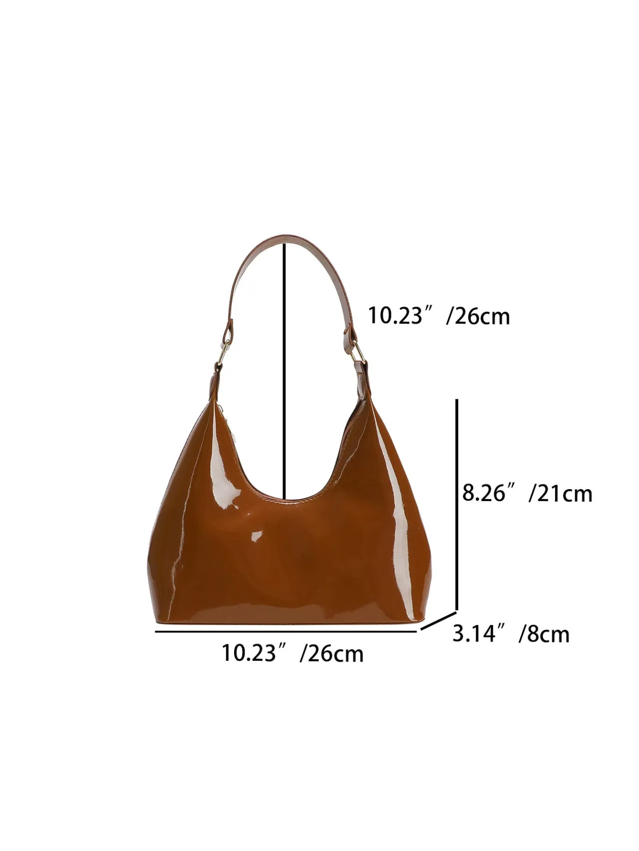 Metallic Glossy Women's Shoulder Bags