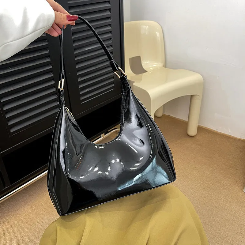 Metallic Glossy Women's Shoulder Bags