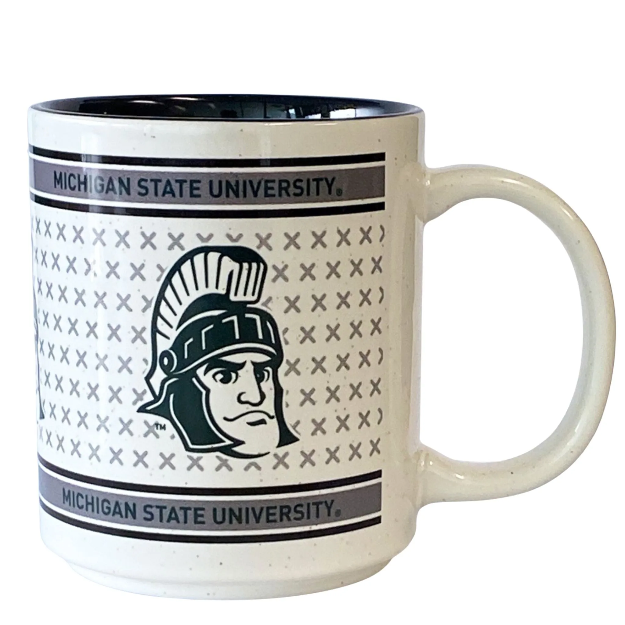 Michigan State Sparty Speckled Mug