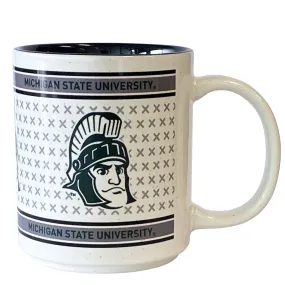 Michigan State Sparty Speckled Mug