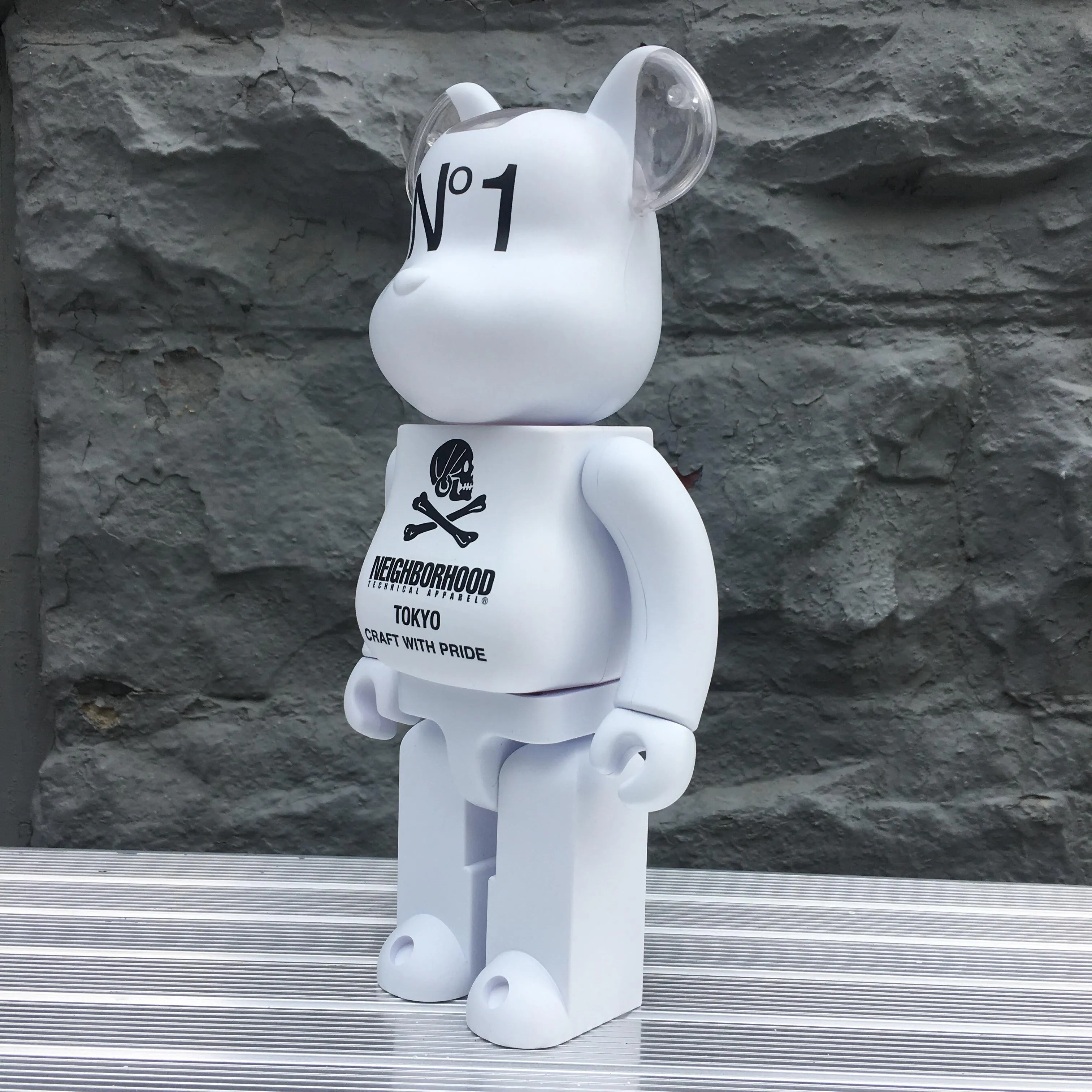 Neighborhood White 100%   400% Bearbrick Set by Medicom Toy x Neighborhood