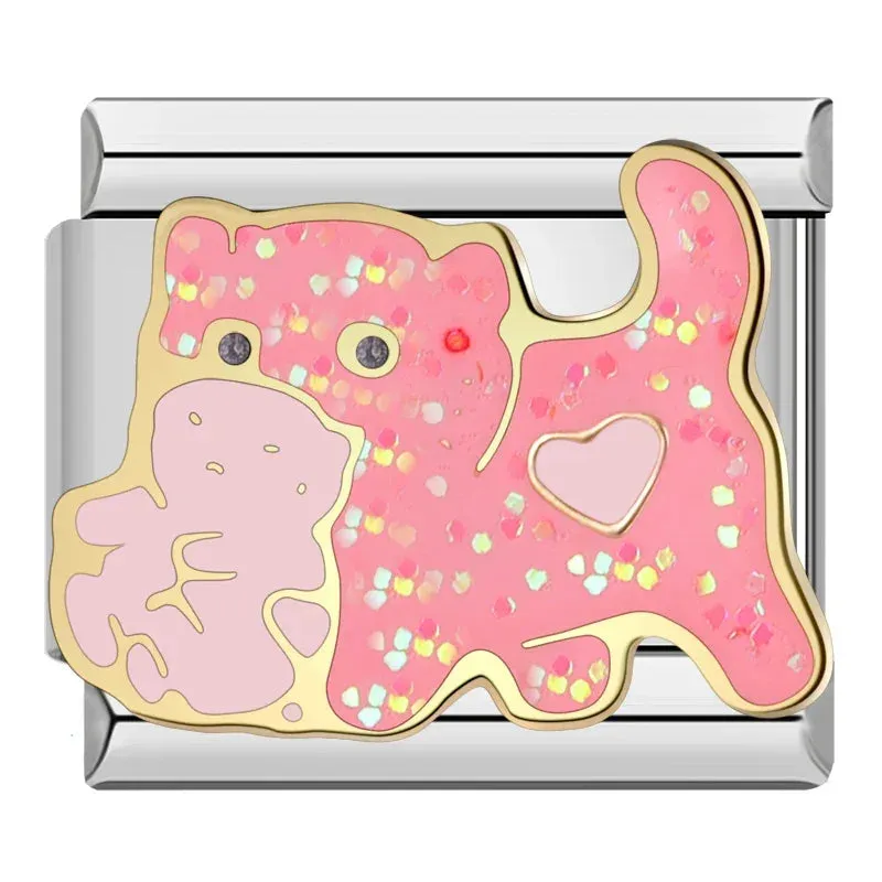 New Fashion Cat, Star, Guitar, Slippers Charm Italian Bracelet Links - Perfect gift for Her