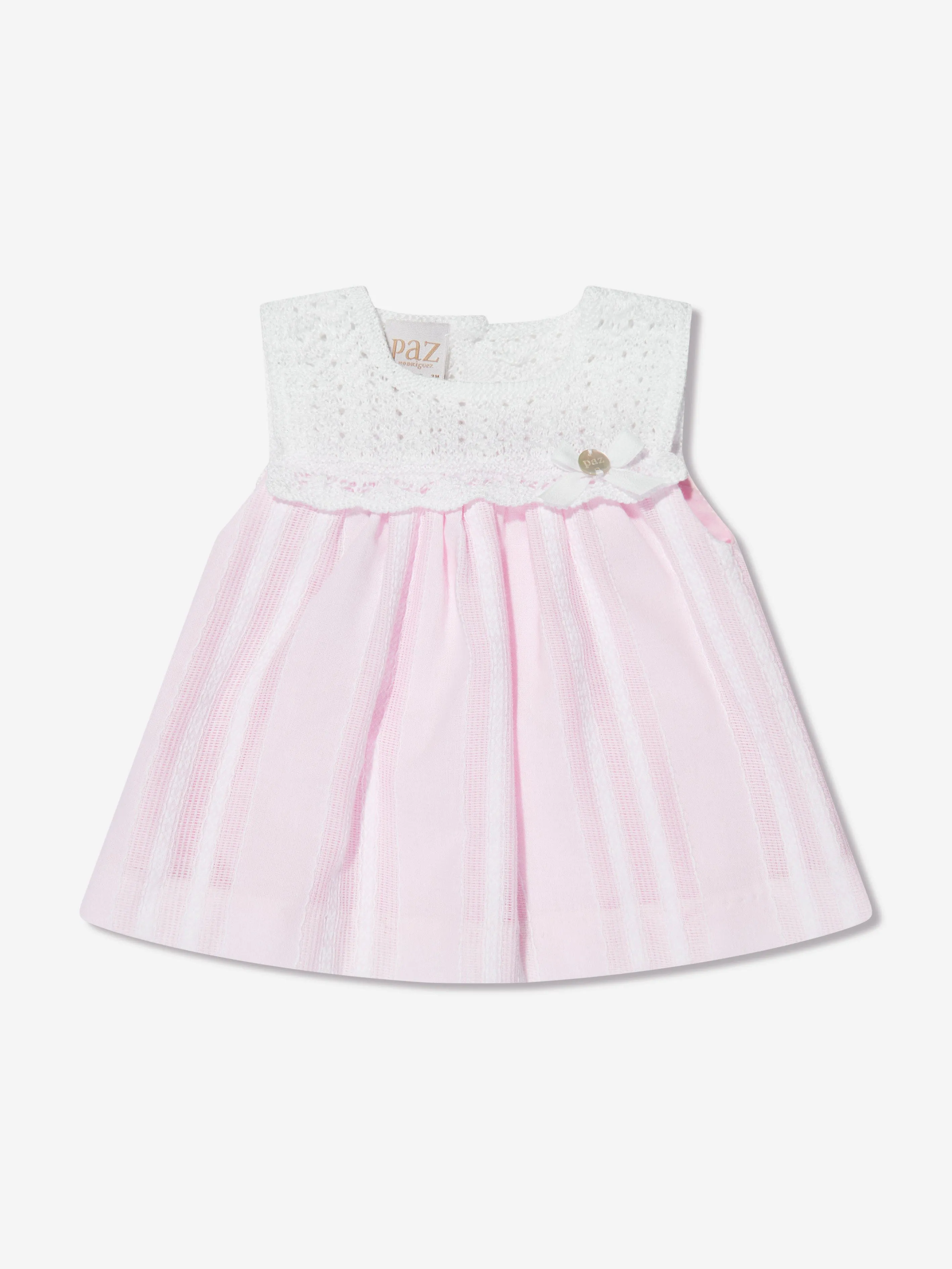 Paz Rodriguez Baby Girls Dress And Knickers Set in Pink