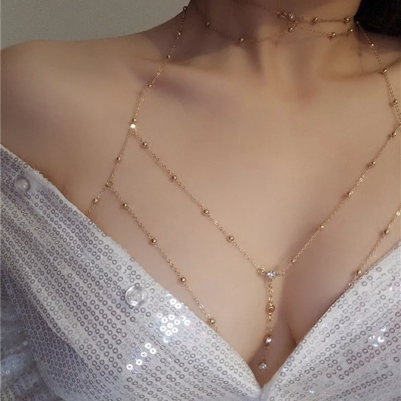 PEMIT Diamante Upper Body Chain