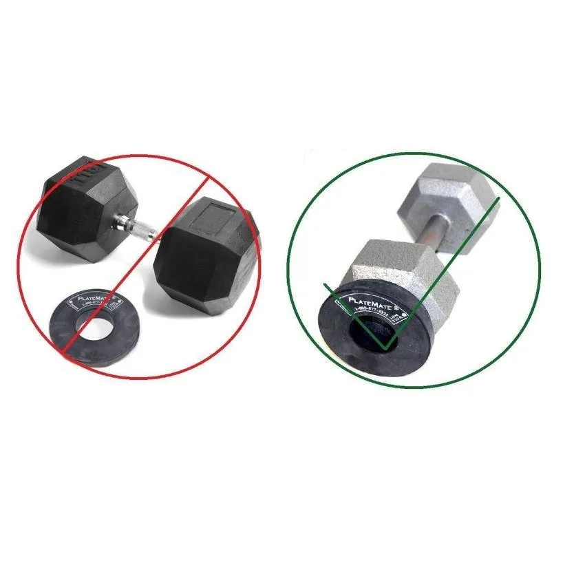 PlateMate Micro Loading 1.25 lb Hex Weight Plate 1 Pair