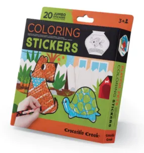 Playful Pets Coloring Stickers