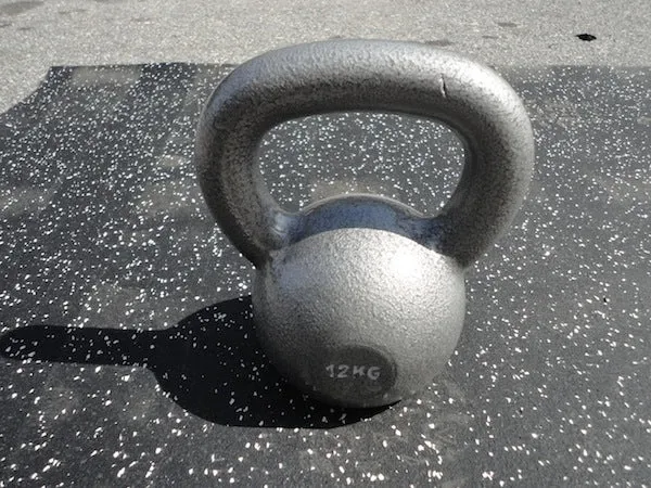 PowerFit Gun Metal Cast Iron KettleBells
