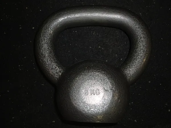 PowerFit Gun Metal Cast Iron KettleBells