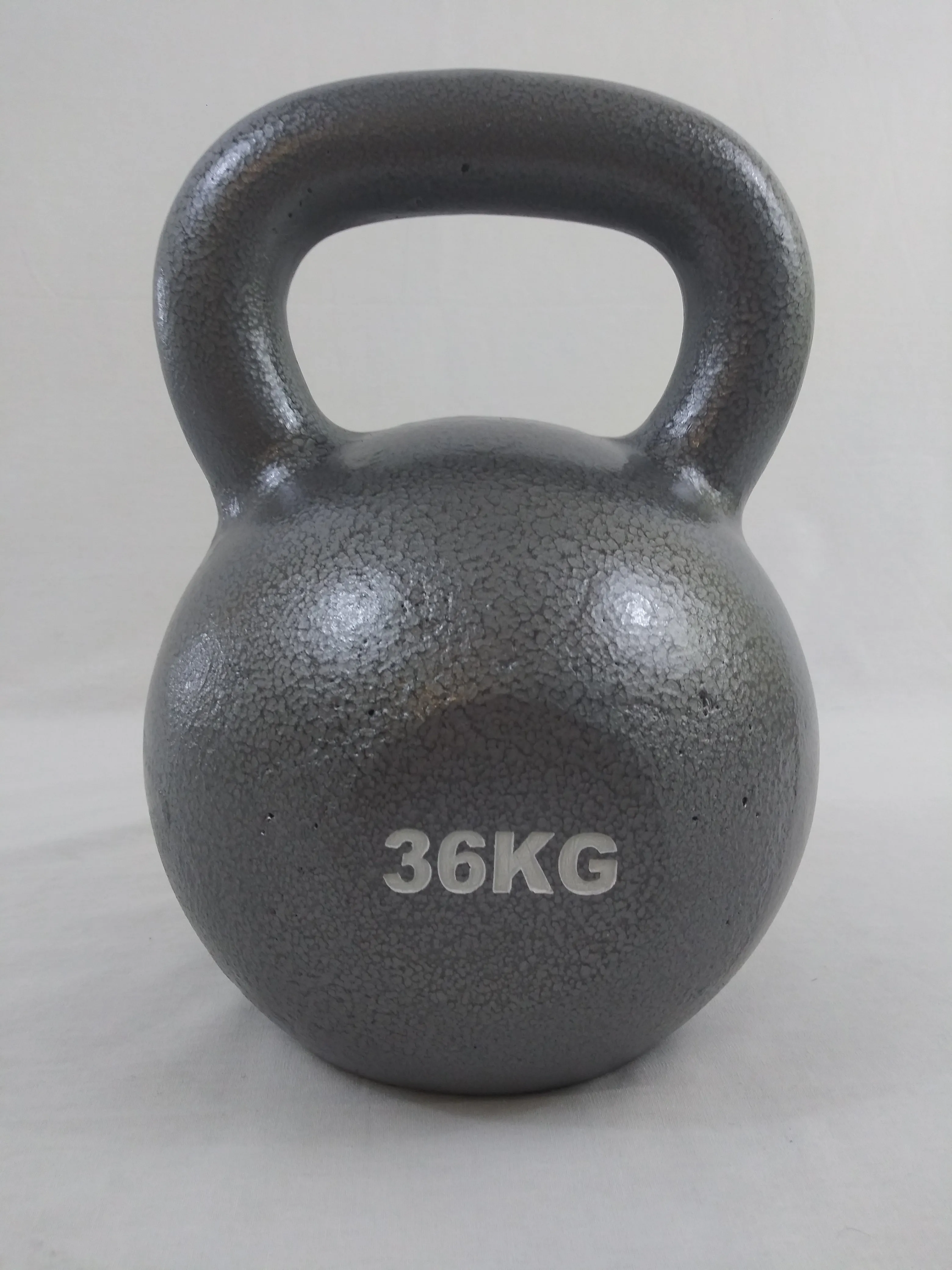 PowerFit Gun Metal Cast Iron KettleBells