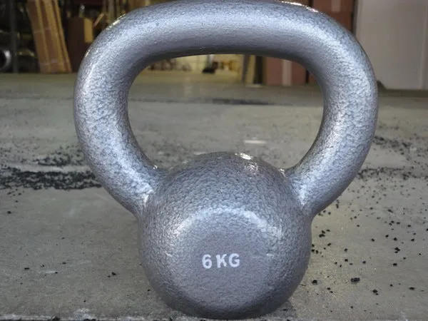 PowerFit Gun Metal Cast Iron KettleBells