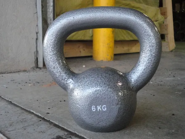 PowerFit Gun Metal Cast Iron KettleBells