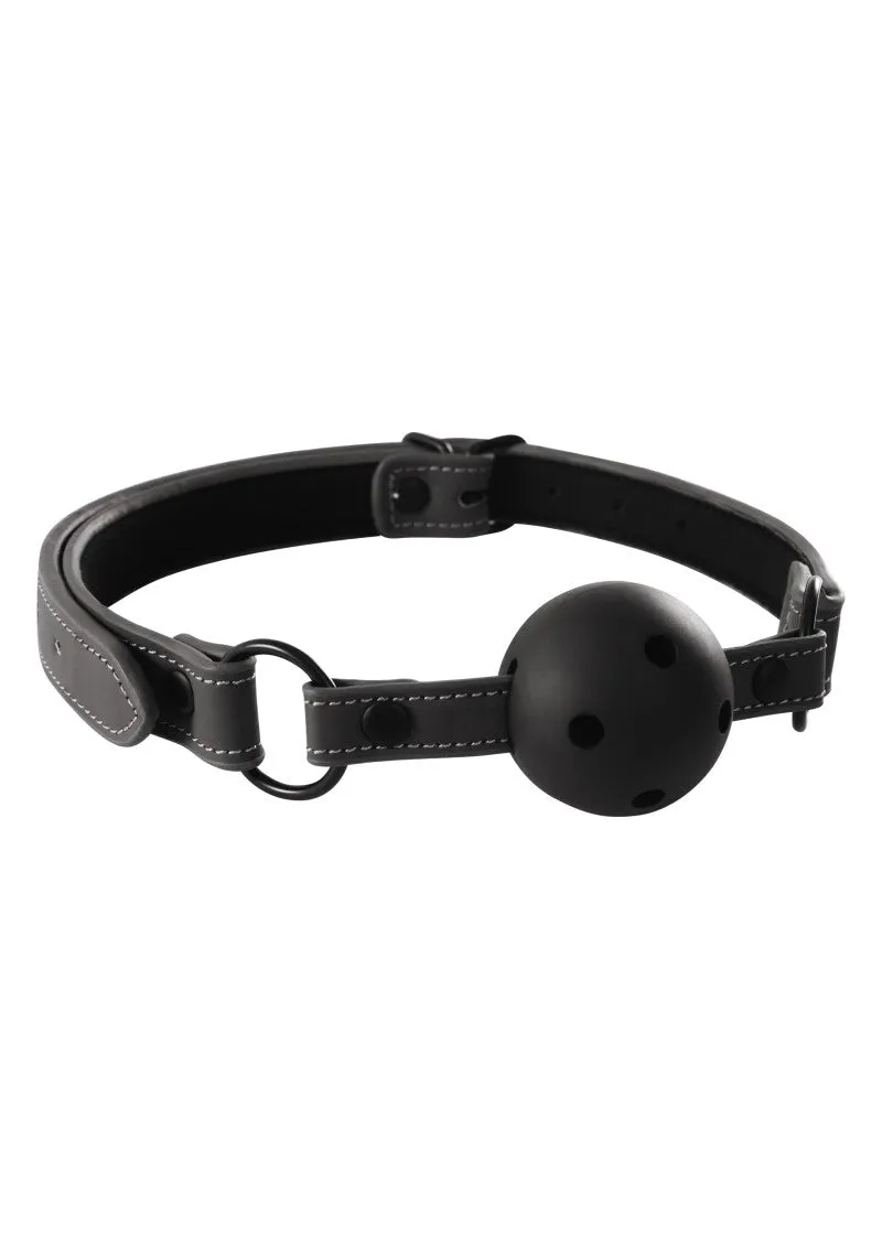 Renegade Ball Gag | Silicon | Soft Vegan Leather | Adjustable