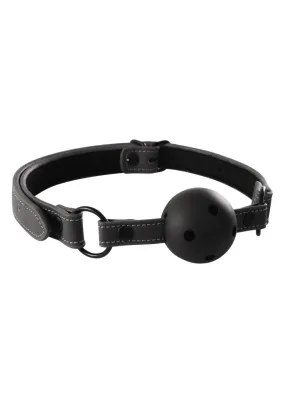 Renegade Ball Gag | Silicon | Soft Vegan Leather | Adjustable