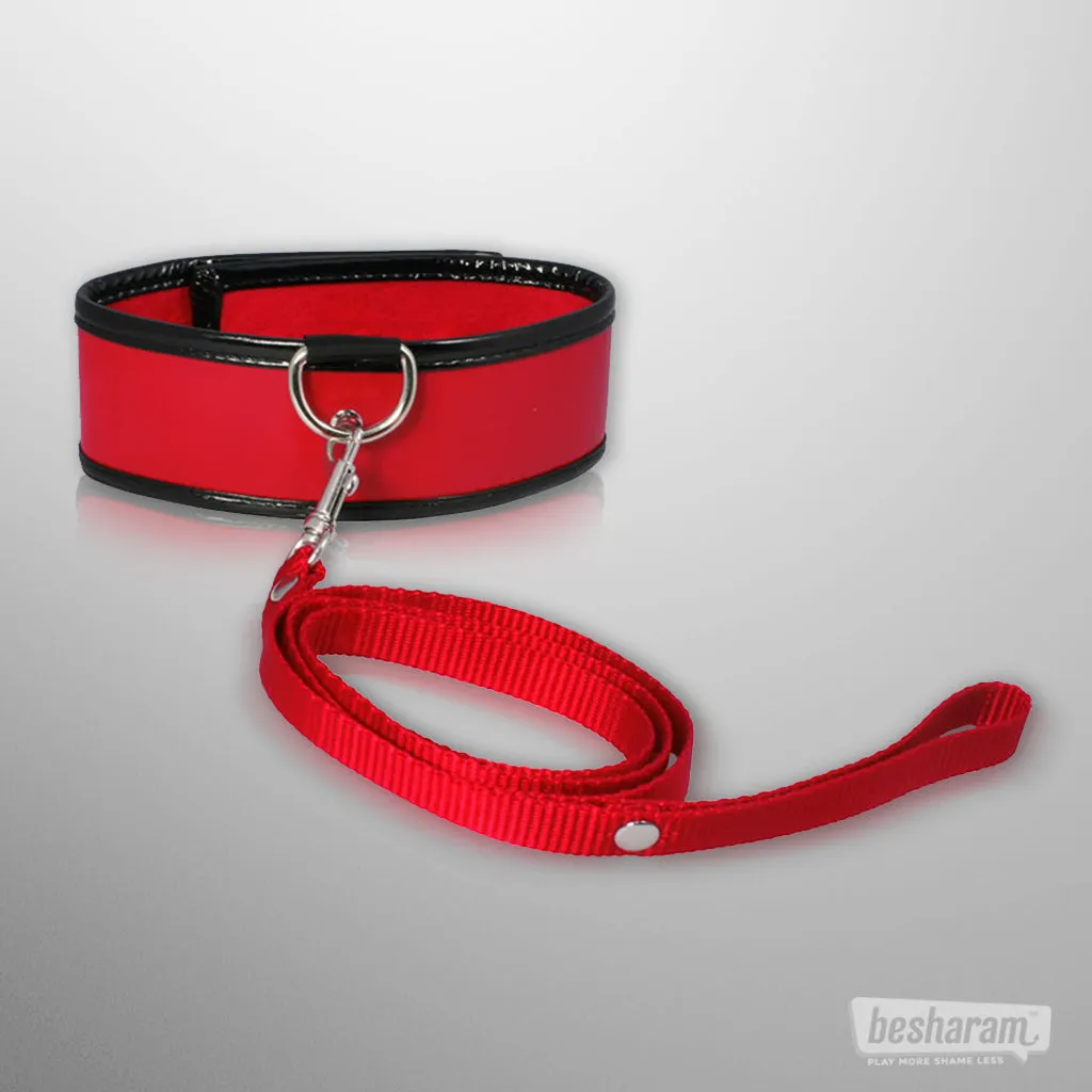 Sex & Mischief Red Leash & Collar