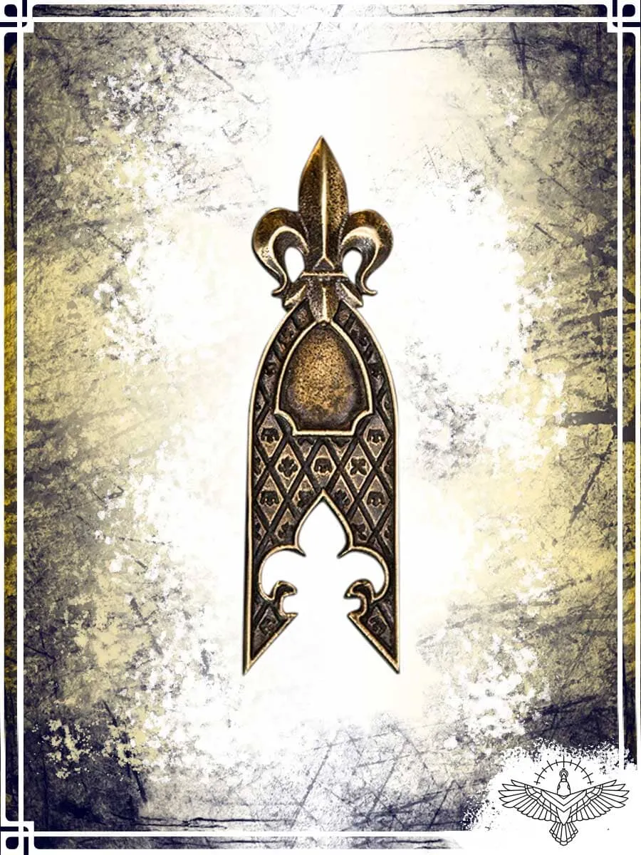 Strap End Set - Fleur de Lys
