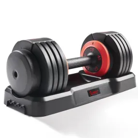 Sunny Health & Fitness Elite Adjustable Dumbbell 55-Pound (Weight 15,25,35,45,55)