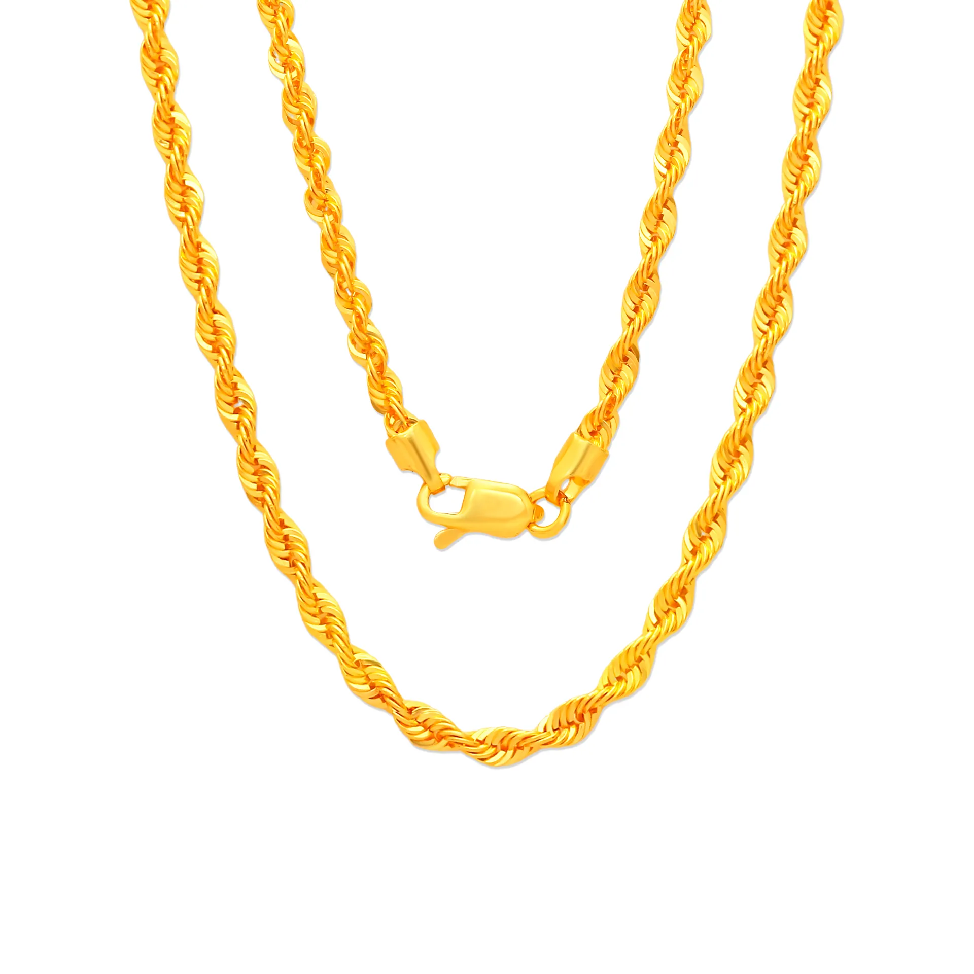TAKA Jewellery 916 Gold Solid Rope Chain