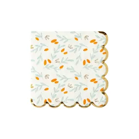 Thanksgiving Scallop Napkin