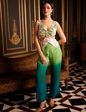 The Emerald Peacock Waistcoat