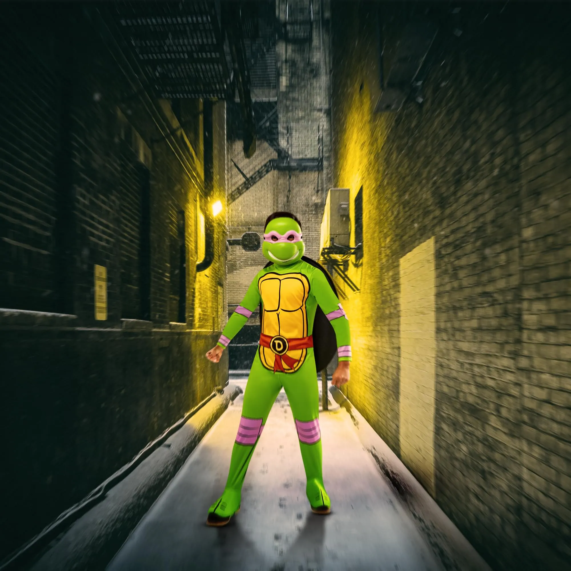 TMNT Donatello Boy's Costume Jumpsuit and Mask