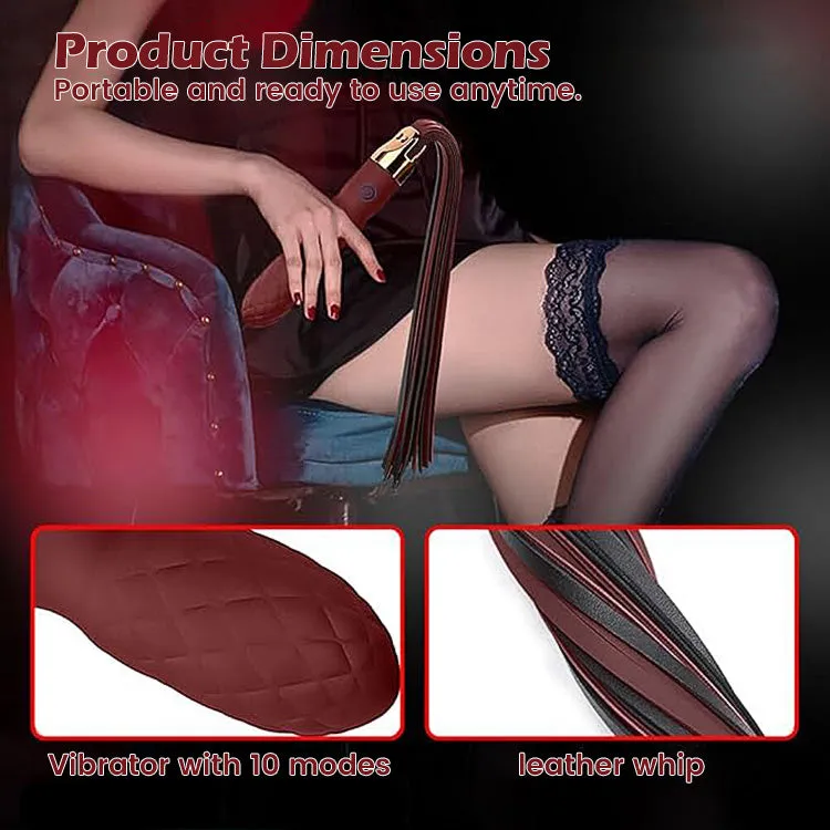 Vibrating Whip with G Spot Vibrator