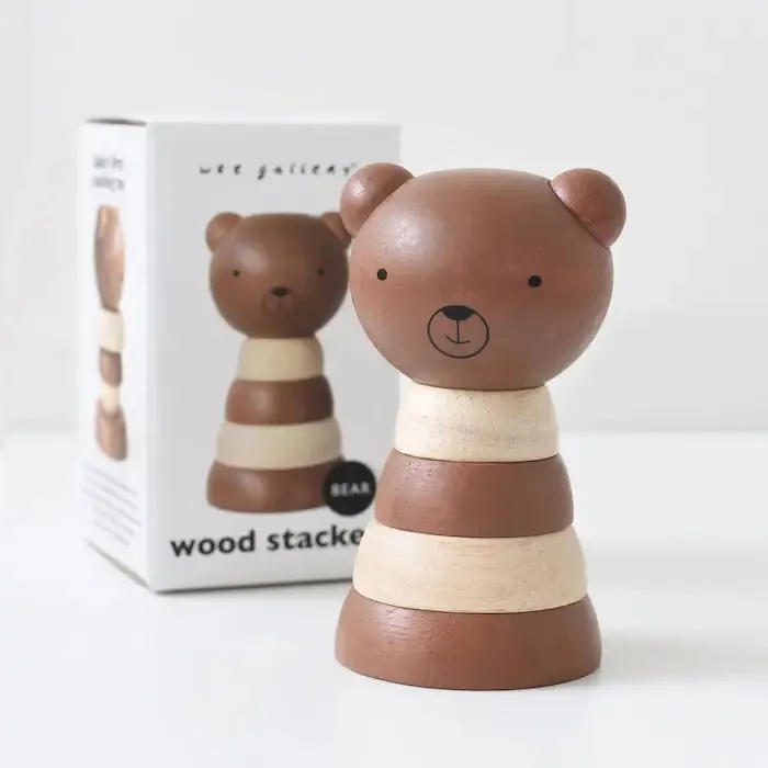 Wee Gallery - Wood Bear Stacker