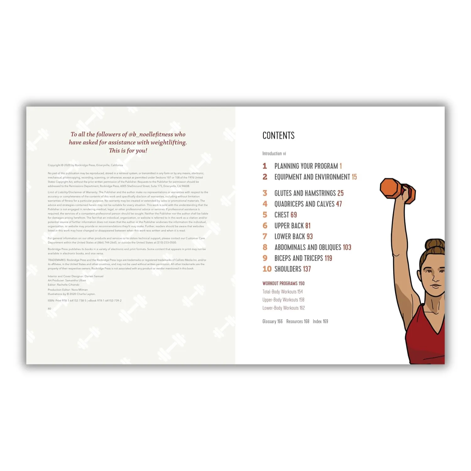 Weight Training for Women: Exercises and Workout Programs for Building Strength with Free Weights (Spiral Bound)