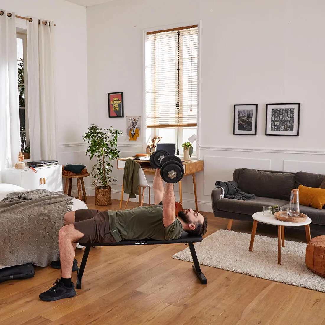 Weights Bench Fold-down - 100
