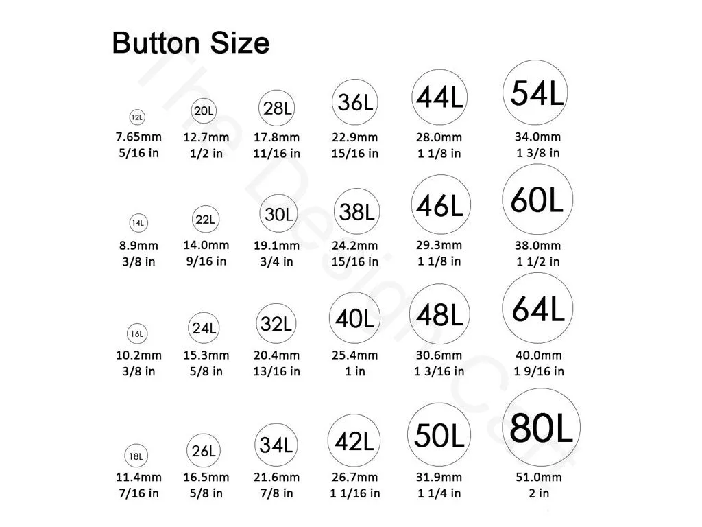 White Fashion Metallic Finish Acrylic Button