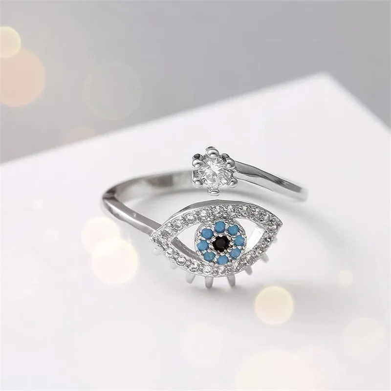 Women's Fashion Geometric Open Rings Accessory Trendy Golden Jewelry
