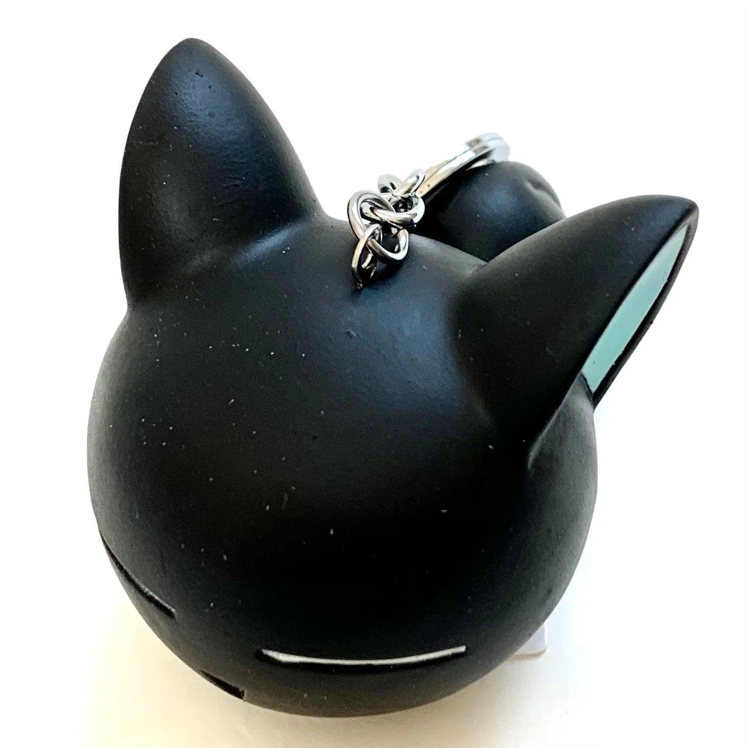 X 12019 BIG SOFT BLACK CAT CHARM-DISCONTINUED