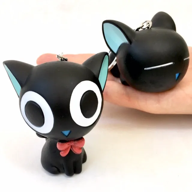 X 12019 BIG SOFT BLACK CAT CHARM-DISCONTINUED