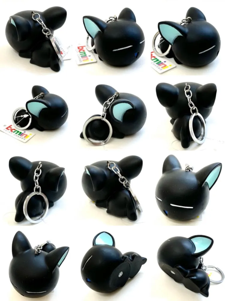 X 12019 BIG SOFT BLACK CAT CHARM-DISCONTINUED