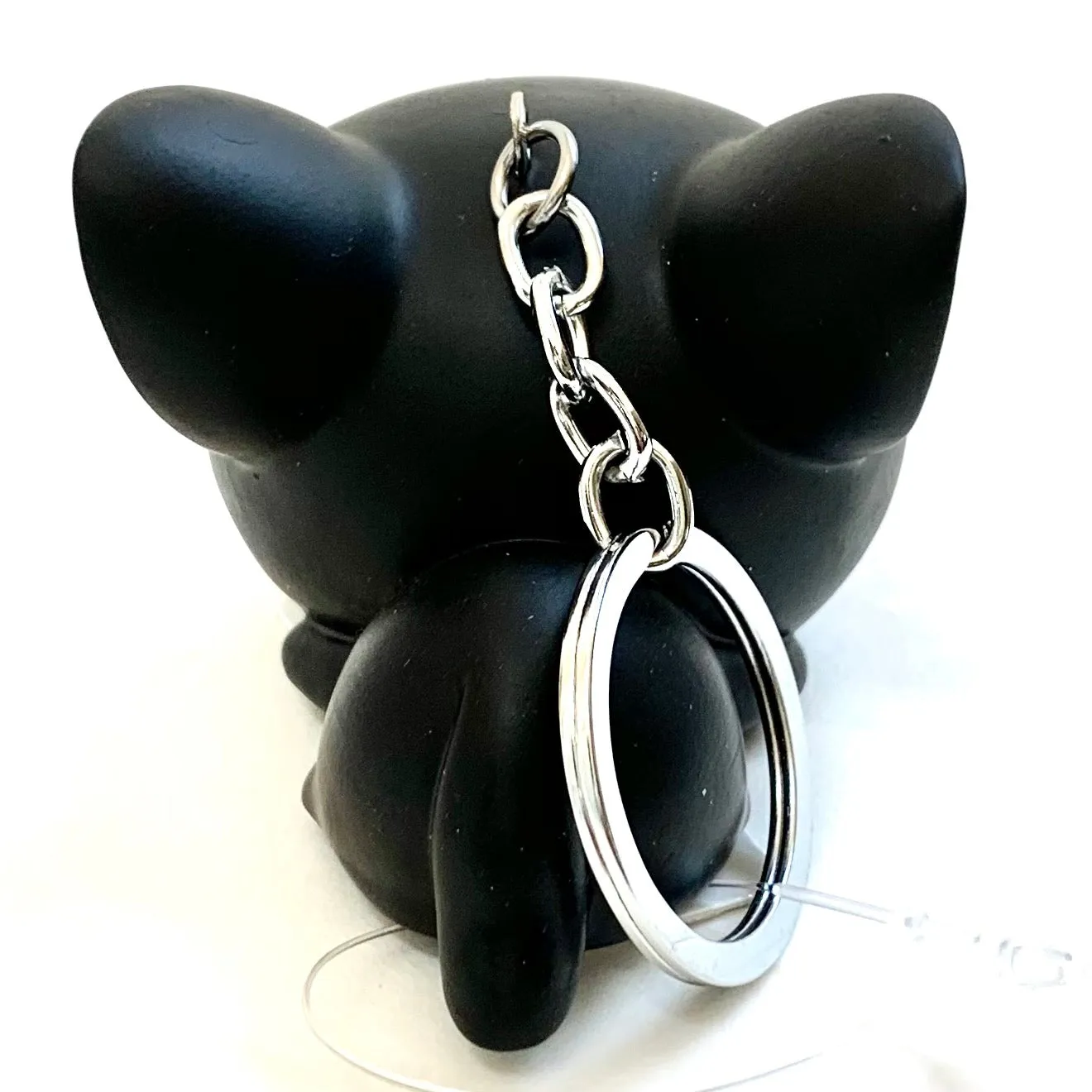 X 12019 BIG SOFT BLACK CAT CHARM-DISCONTINUED