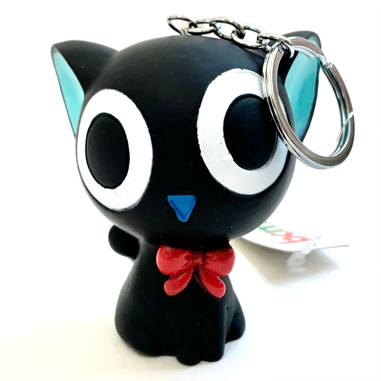 X 12019 BIG SOFT BLACK CAT CHARM-DISCONTINUED