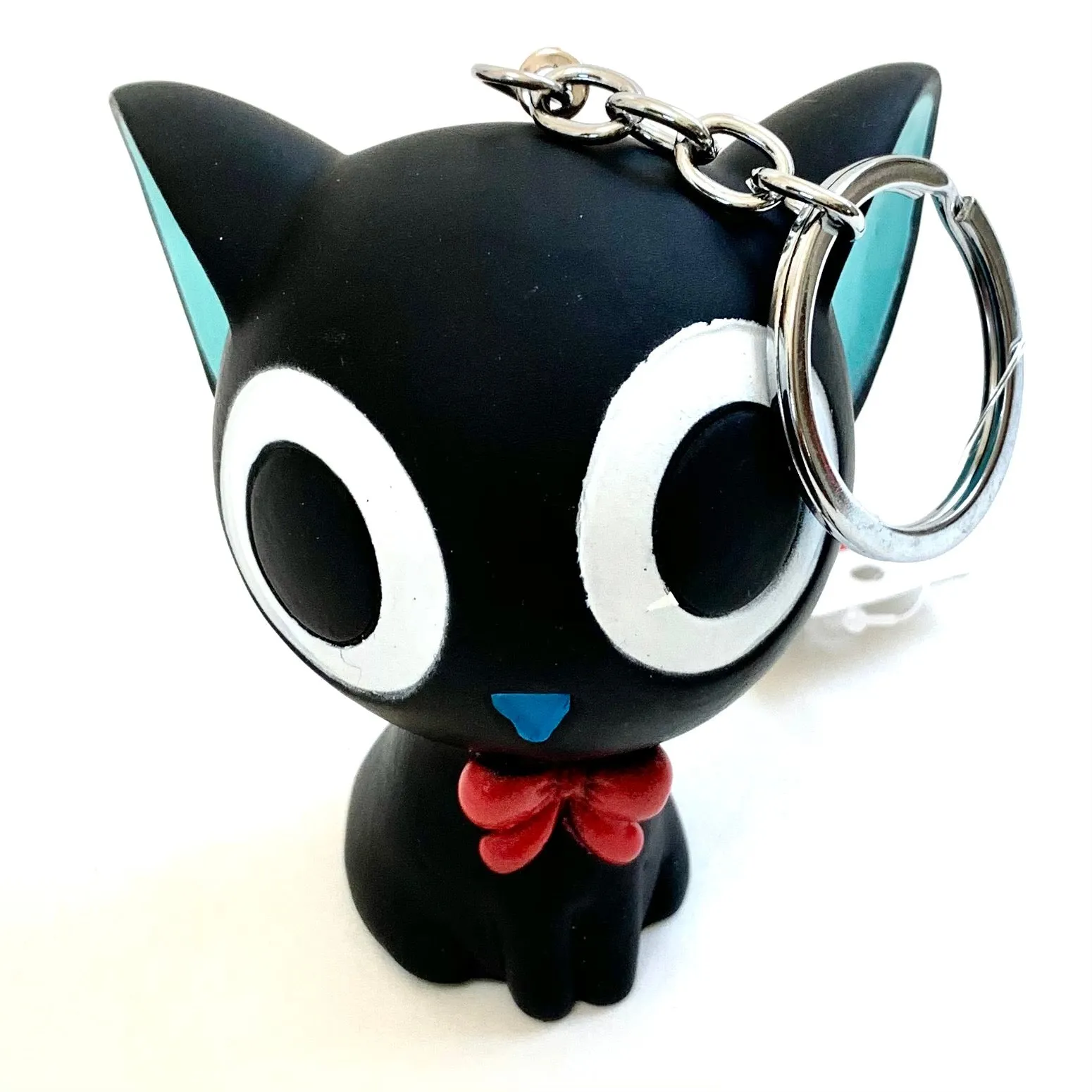 X 12019 BIG SOFT BLACK CAT CHARM-DISCONTINUED