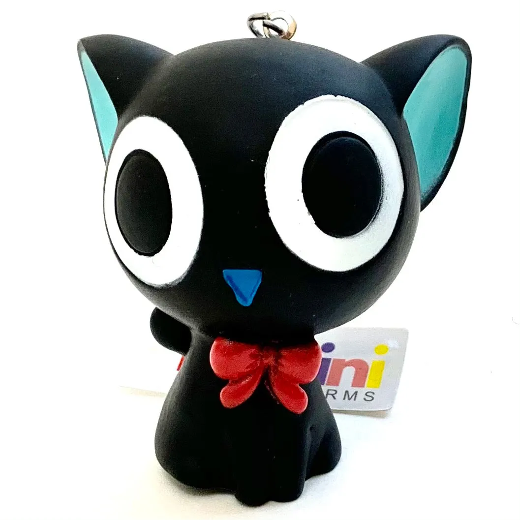 X 12019 BIG SOFT BLACK CAT CHARM-DISCONTINUED