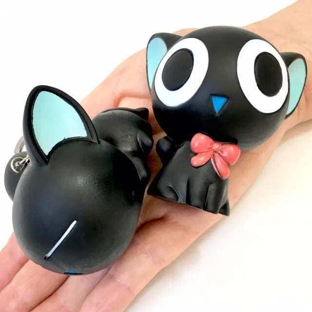X 12019 BIG SOFT BLACK CAT CHARM-DISCONTINUED